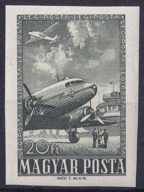 1957. Repülő 20 Ft vágott