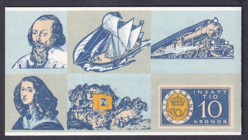 1986. Svédország, bélyegfüzet