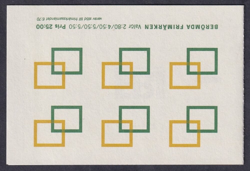 1992. Svédország, Bélyegfüzet - bélyeg a bélyegen