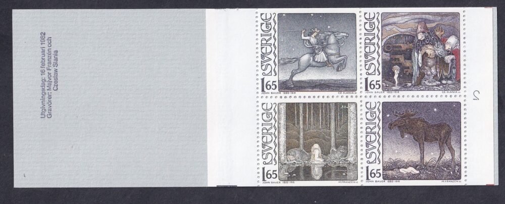 1982. Svédország - Mesék bélyegfüzet