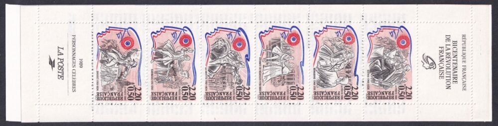 1989. Franciaország, Francia forradalom -  bélyegfüzet