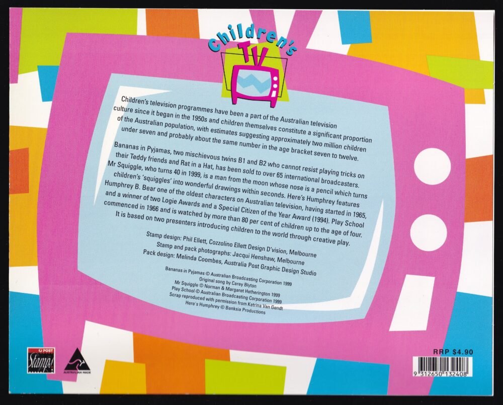 1999. Ausztrália, Népszerű TV-műsorok gyerekeknek, bemutatócsomag