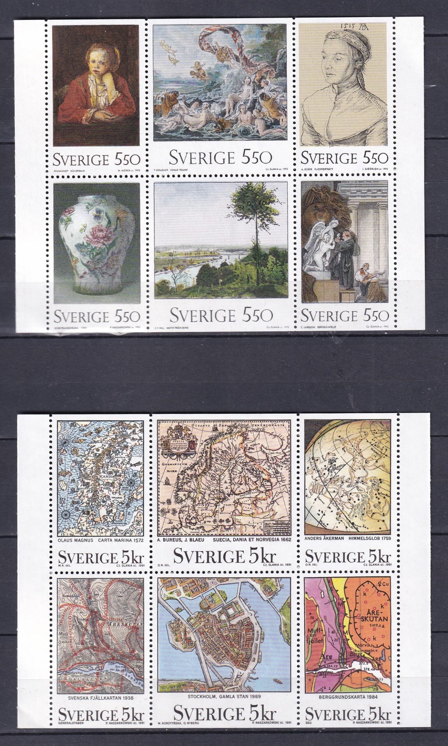 1966. Svédország, kisívek