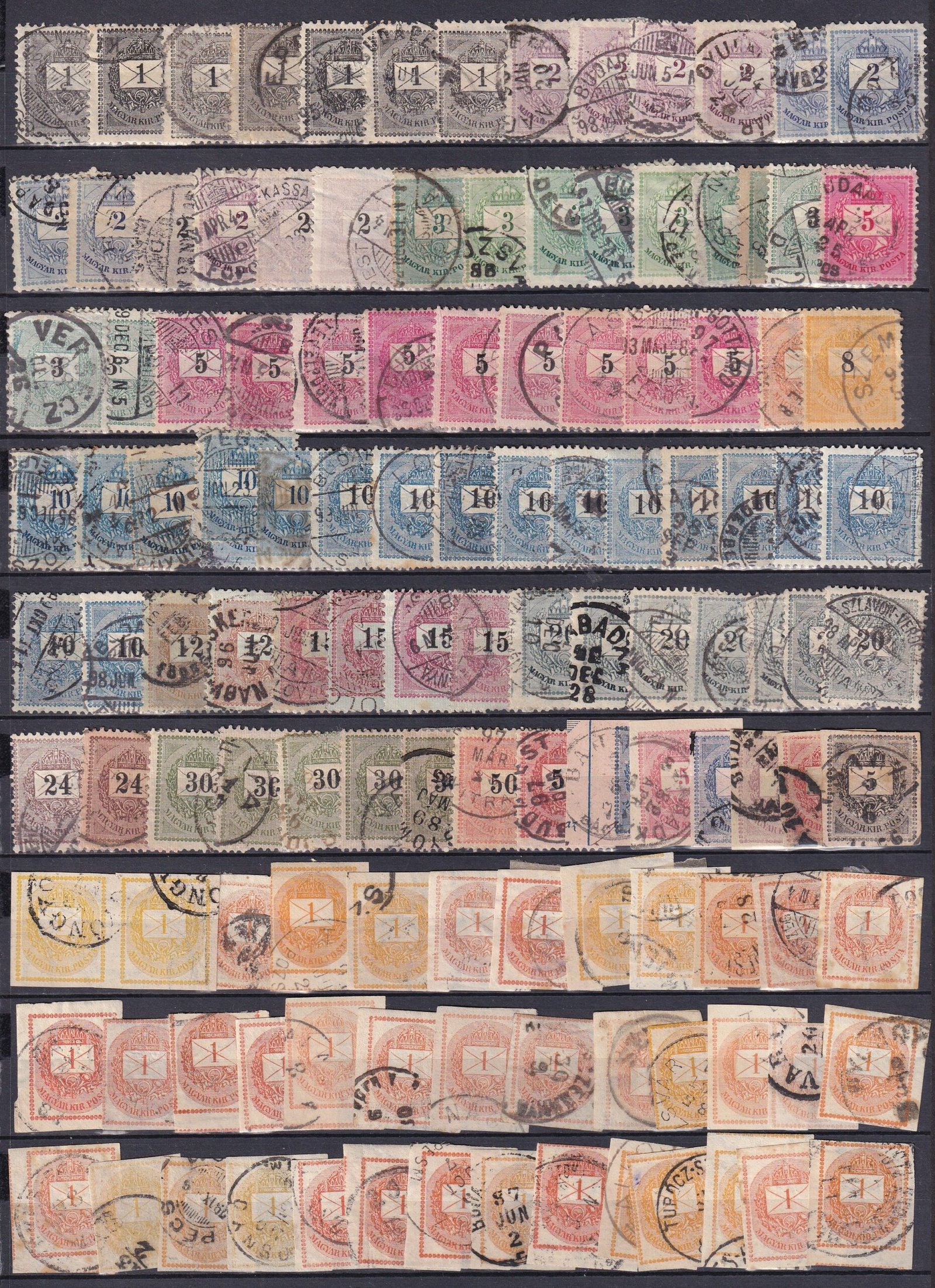 Krajcáros bélyeg összeállítás, sok érdekességgel!