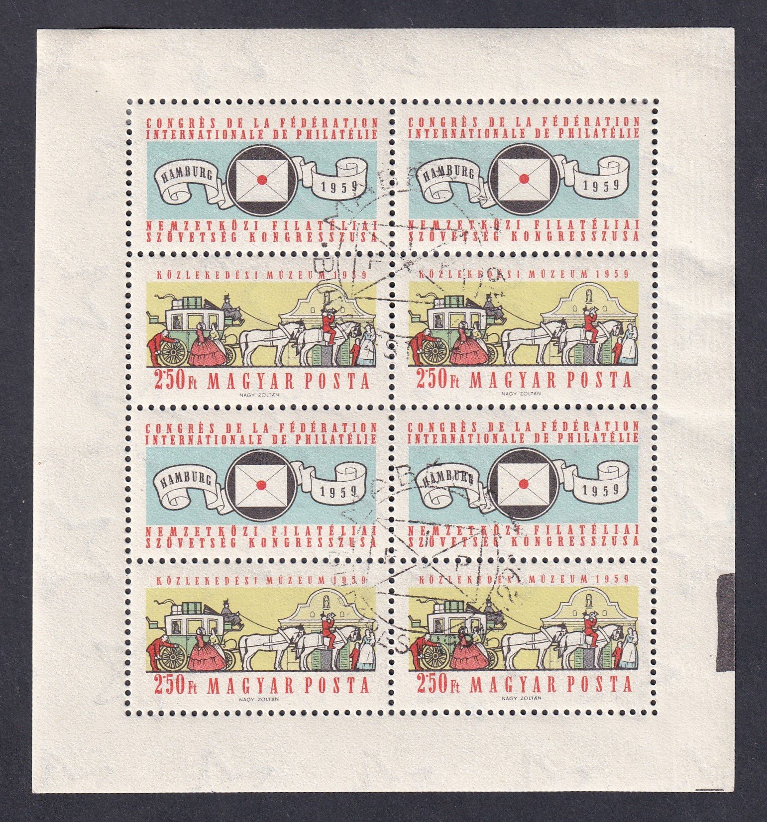 IMG_20251001_0006 1959. FIP kisív alkalmi bélyegzéssel