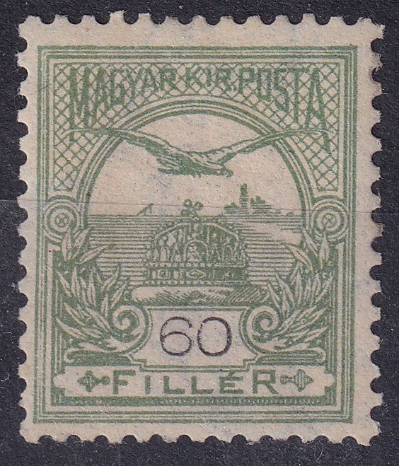 1900.  Turul 60f postatiszta luxus minőségben