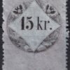 Ausztria 15 kr használatlan Illetékbélyeg