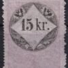 Ausztria 15 kr használatlan Illetékbélyeg