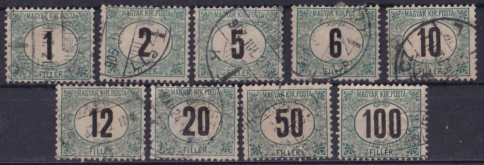 IMG_20251007_0005.1 1903. Portó használt sor /A/ - fésűs fogazással