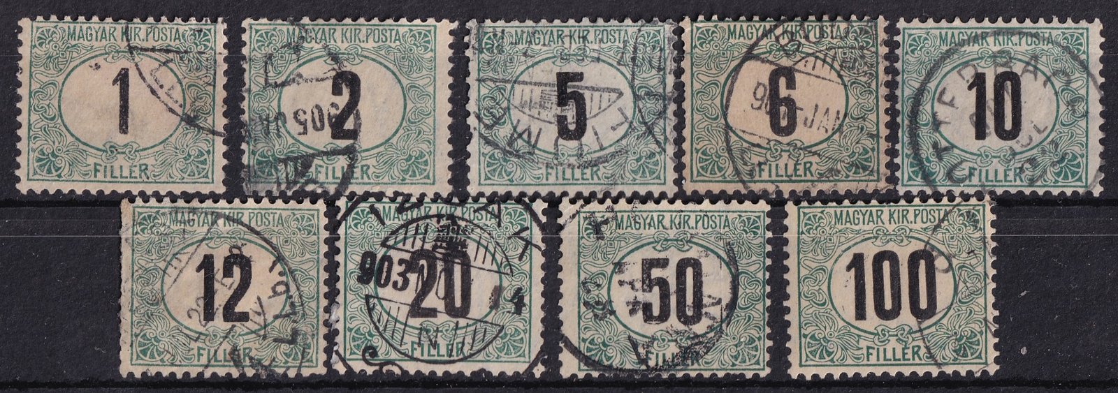 IMG_20251007_0006 1903. Portó használt sor /A/ – fésűs fogazással