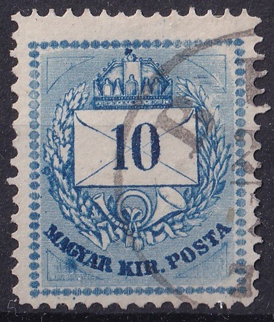 1874. 10 krajcár – látványos darab, metszetjavítás a gyöngysoron és a feliraton; „GY” alatt kitörés nyoma, színes folttal