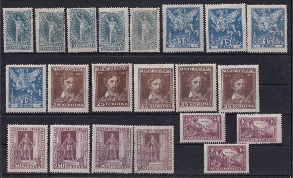 1923. Petőfi sorok - speciál gyűjteménybe kiváló alap!