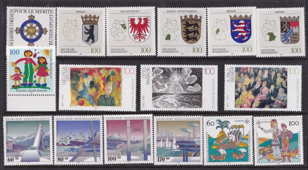 Németország postatiszta válogatás