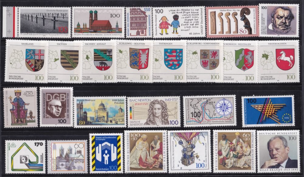 Németország postatiszta válogatás