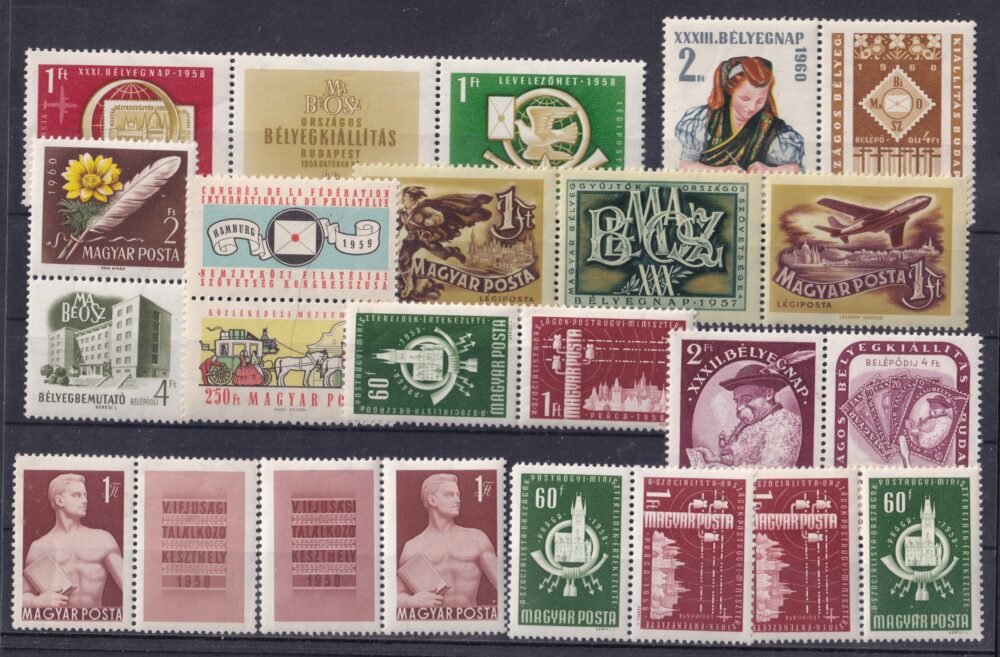 Postatiszta szelvényes bélyeg válogatás