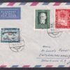 1959. Ausztria – Magyarországra feladott levél, lavinabaleset-segélybélyeggel!