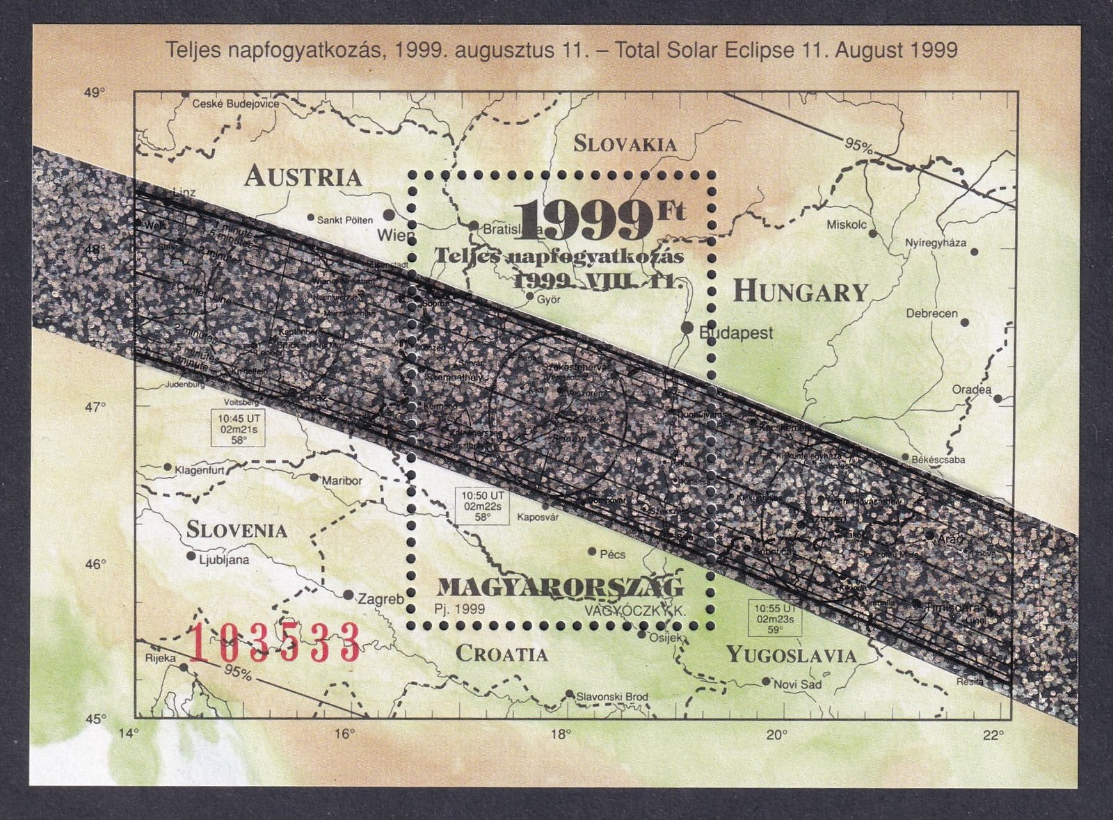 1999. Teljes napfogyatkozás blokk