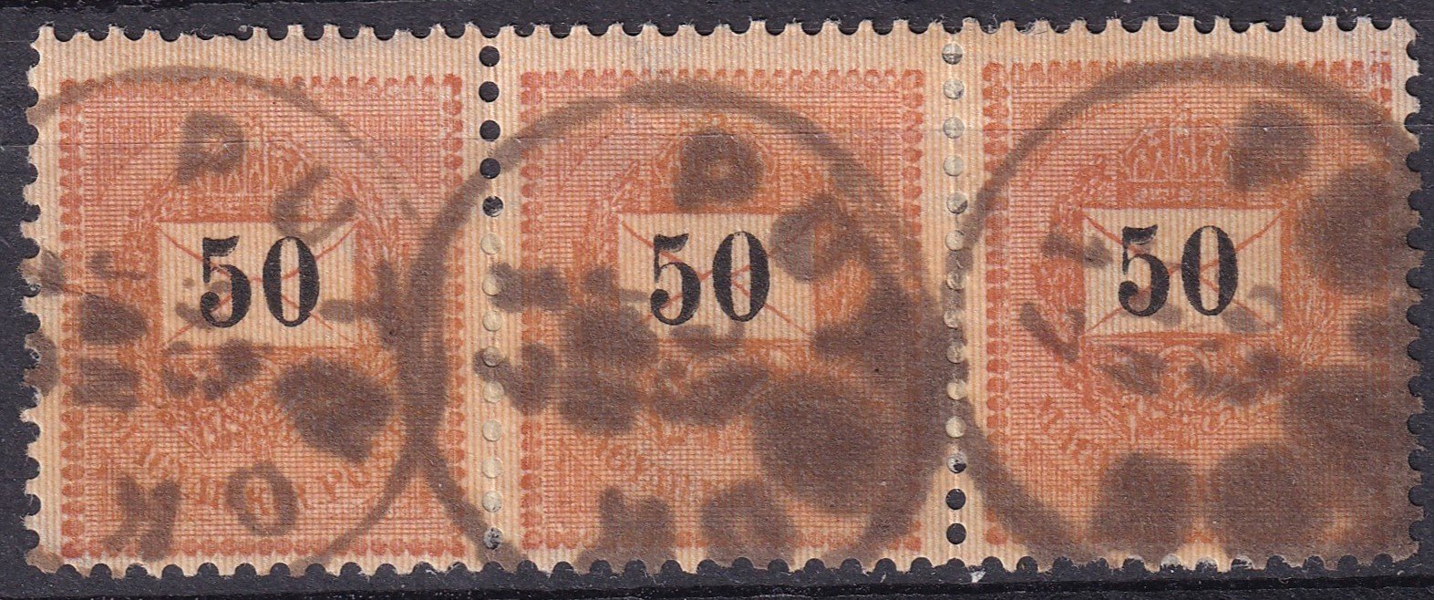 1889. 50 kr 3-as csík - PUTNOK