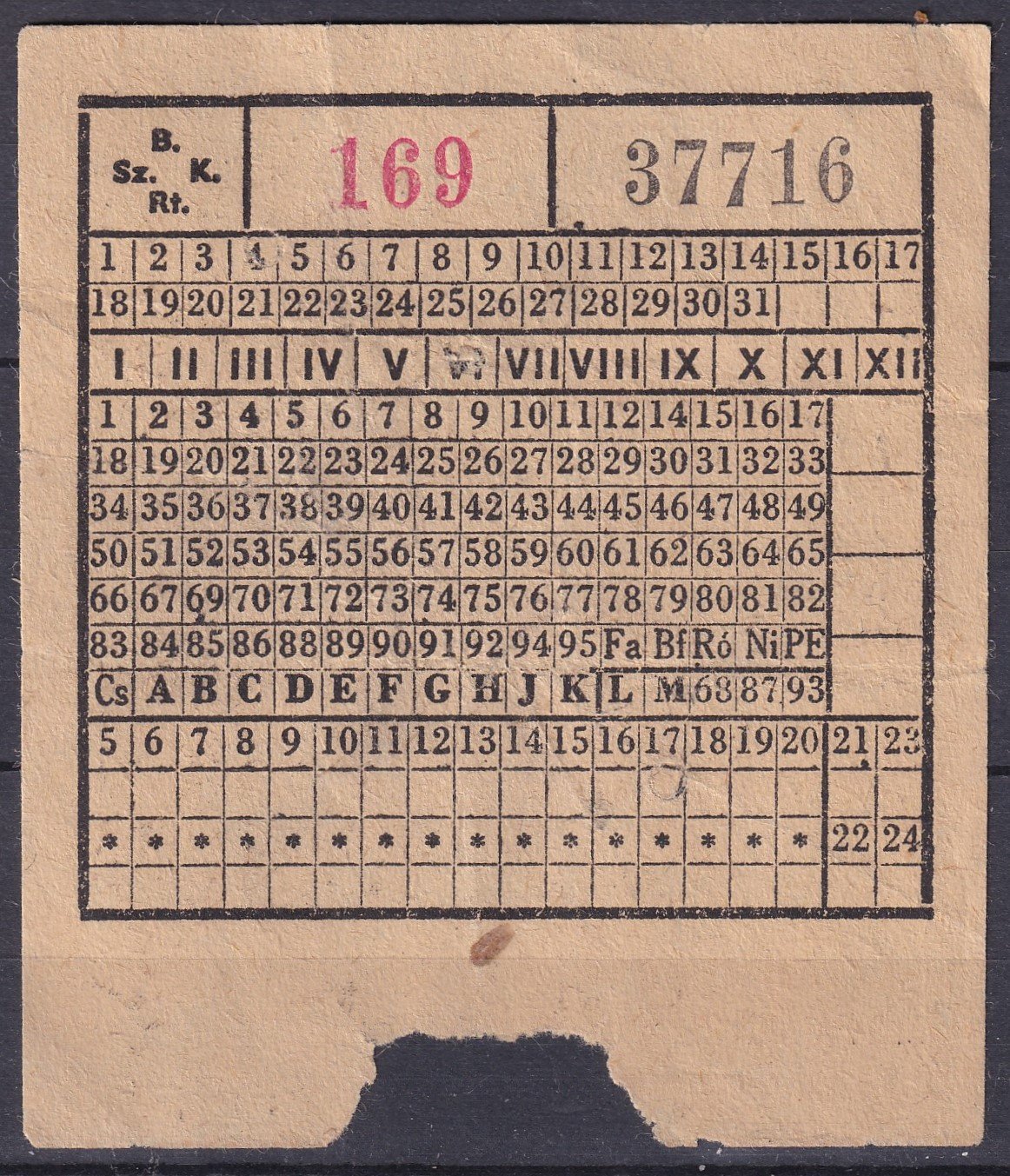 BSZKR - Átszállójegy