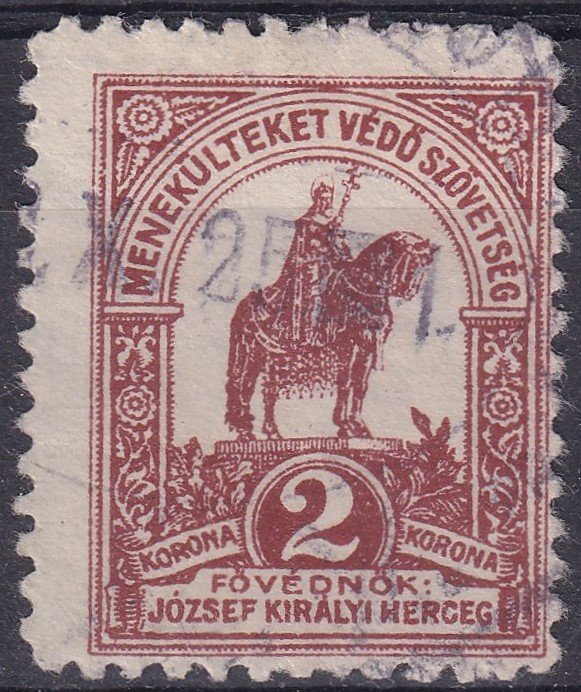 Menekülteket Védő Szövetség - segély bélyeg