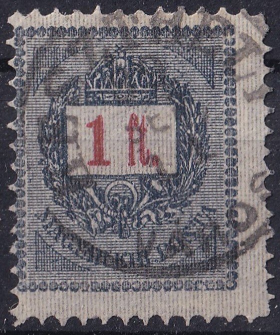 1888. sztereotip 1 Ft - hegyes fogazás (normál)