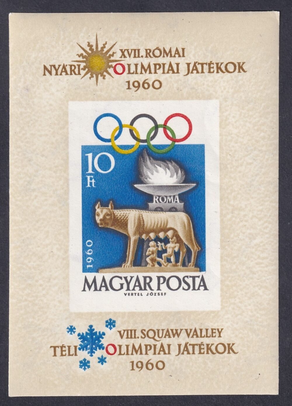 1960, Olimpia vágott blokk