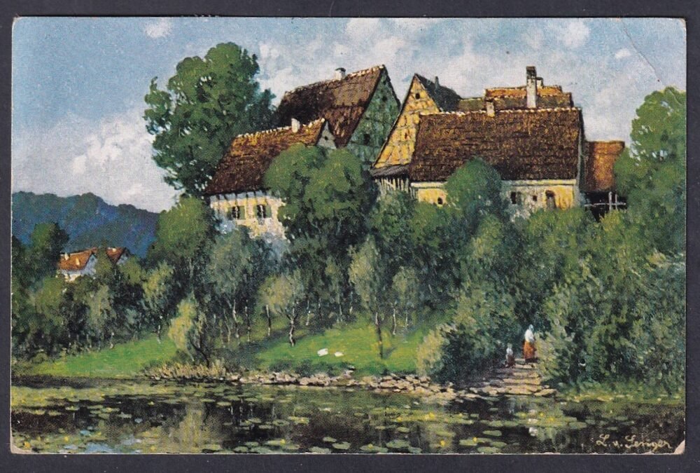 1926. Budapest, Laurána (Lovran-Olasz Királyság)-ba feadott levelezőlap Laurana/Fiume hajó bélyegzéssel