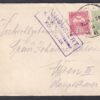 1917. BETHLEN, Bécsbe feladott levél, tartalommal- ZENSURIERT / K. u. k. Militärzensur / Kolozsvár cenzúra bélyegzéssel!