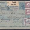 1921. Répczelak, Sátoraljaújhelyre feladott szállító levél – 24 K díjtétellel