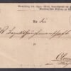 1879. ESZÉK-ALVÁROS / OSIEK DOLN.GRAD, Olmütz-be feladott ex offo levél tartalommal