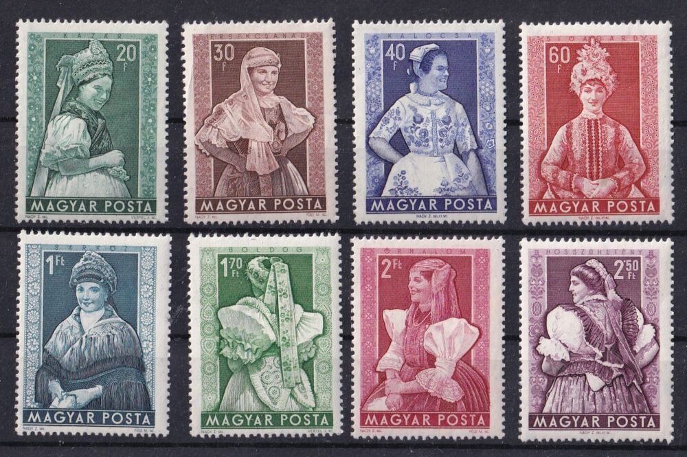 1953. Népviseletek sor