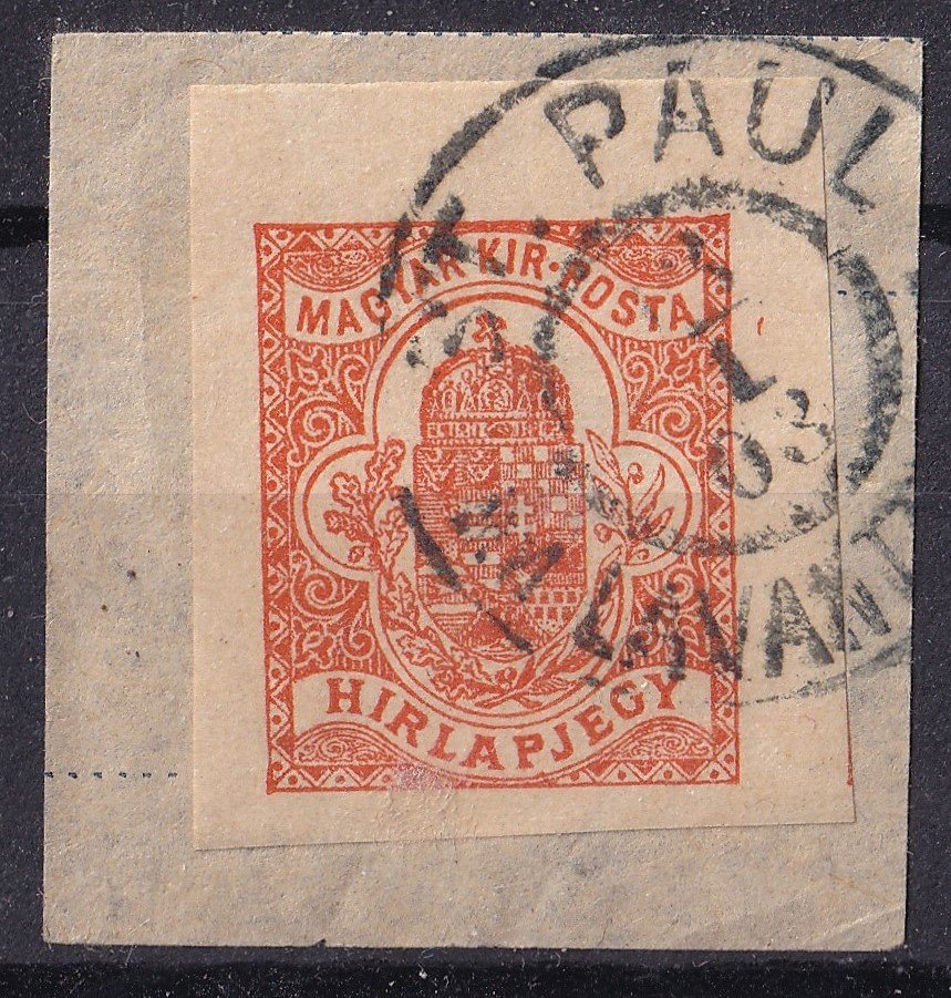 Stift St. Paul im Lavanttal (Ausztria) - érkezési bélyegzés - kivágáson