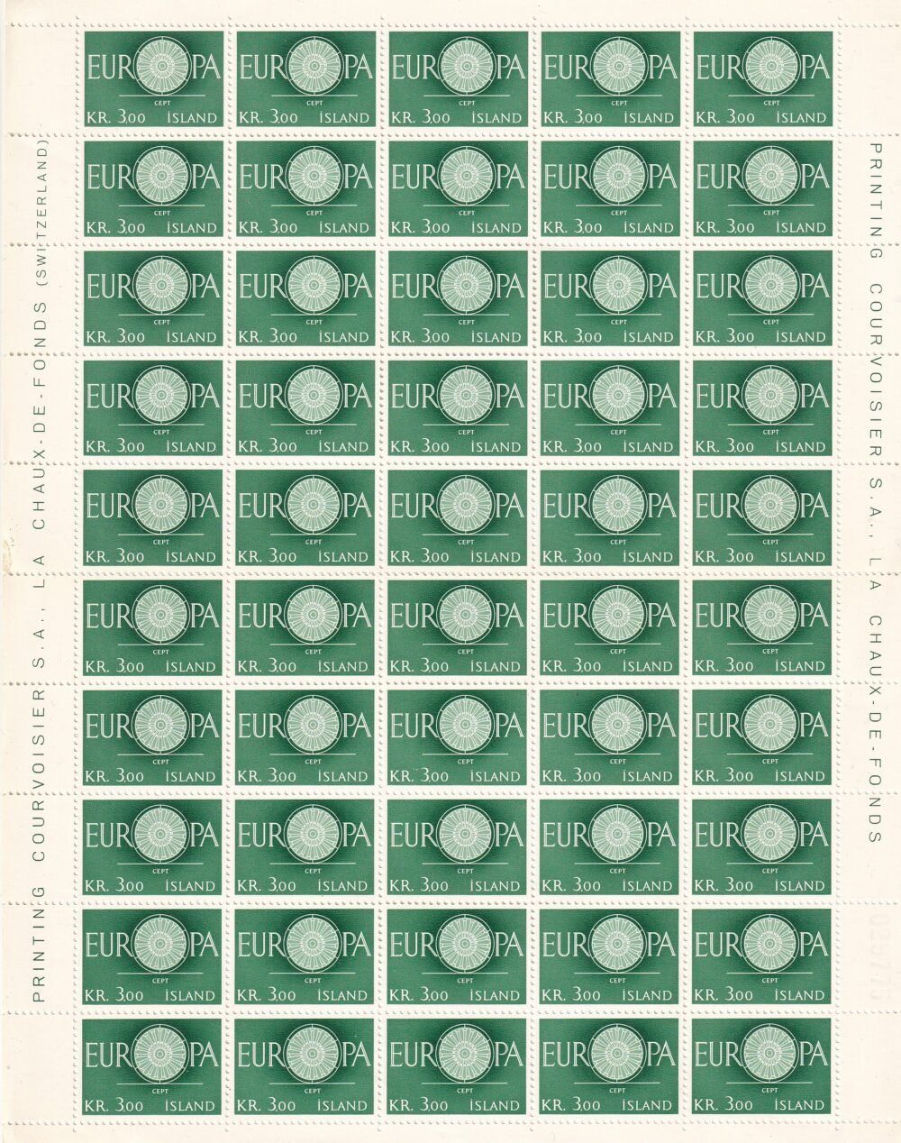 1983. Izland CEPT teljes ív