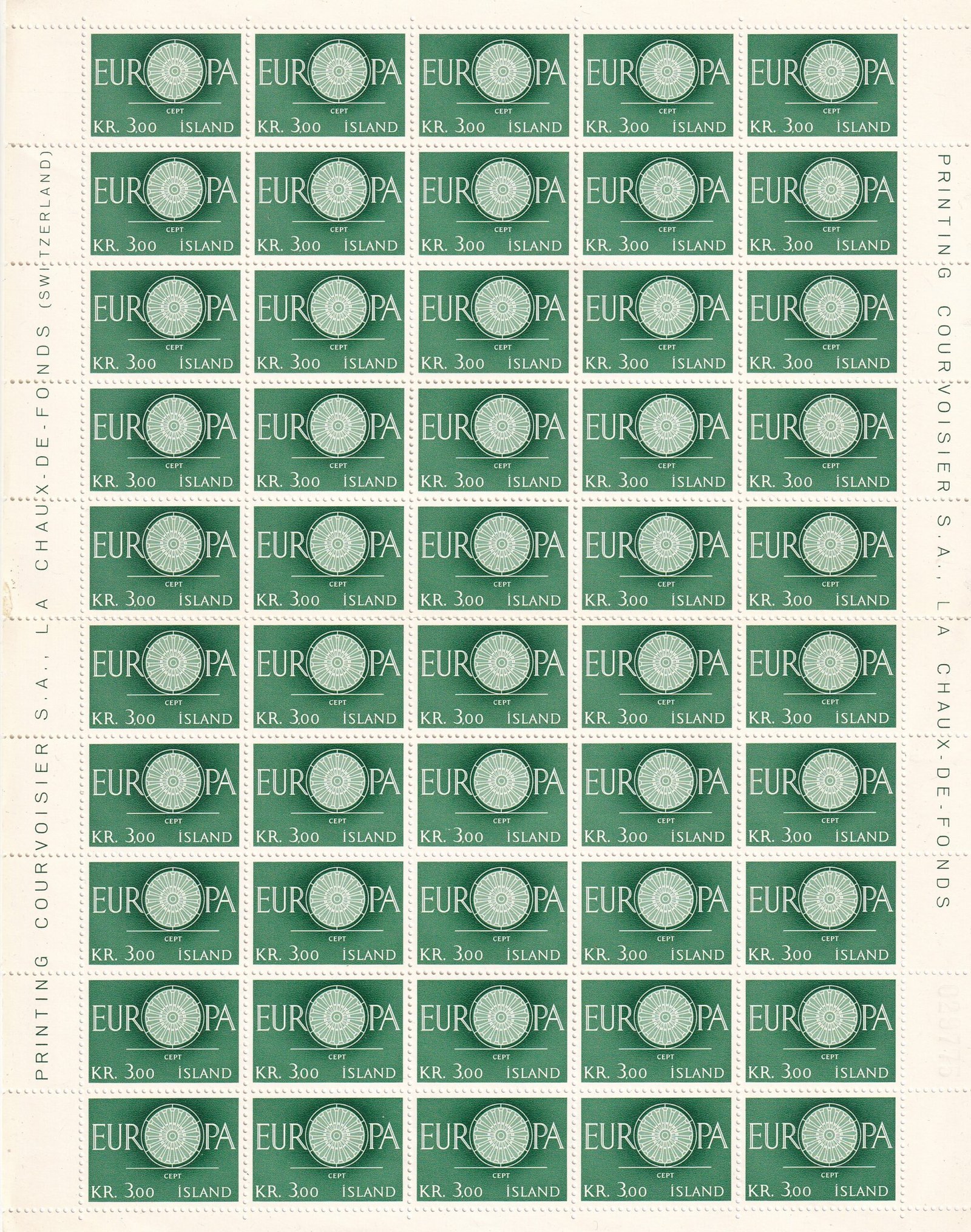 1983. Izland CEPT teljes ív