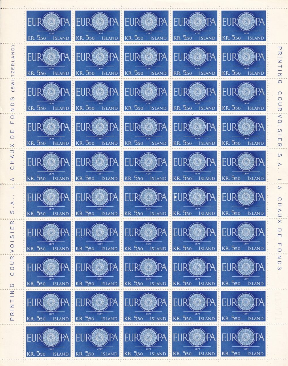 1983. Izland CEPT teljes ív