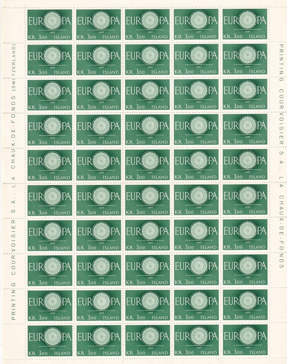 1983. Izland CEPT teljes ív