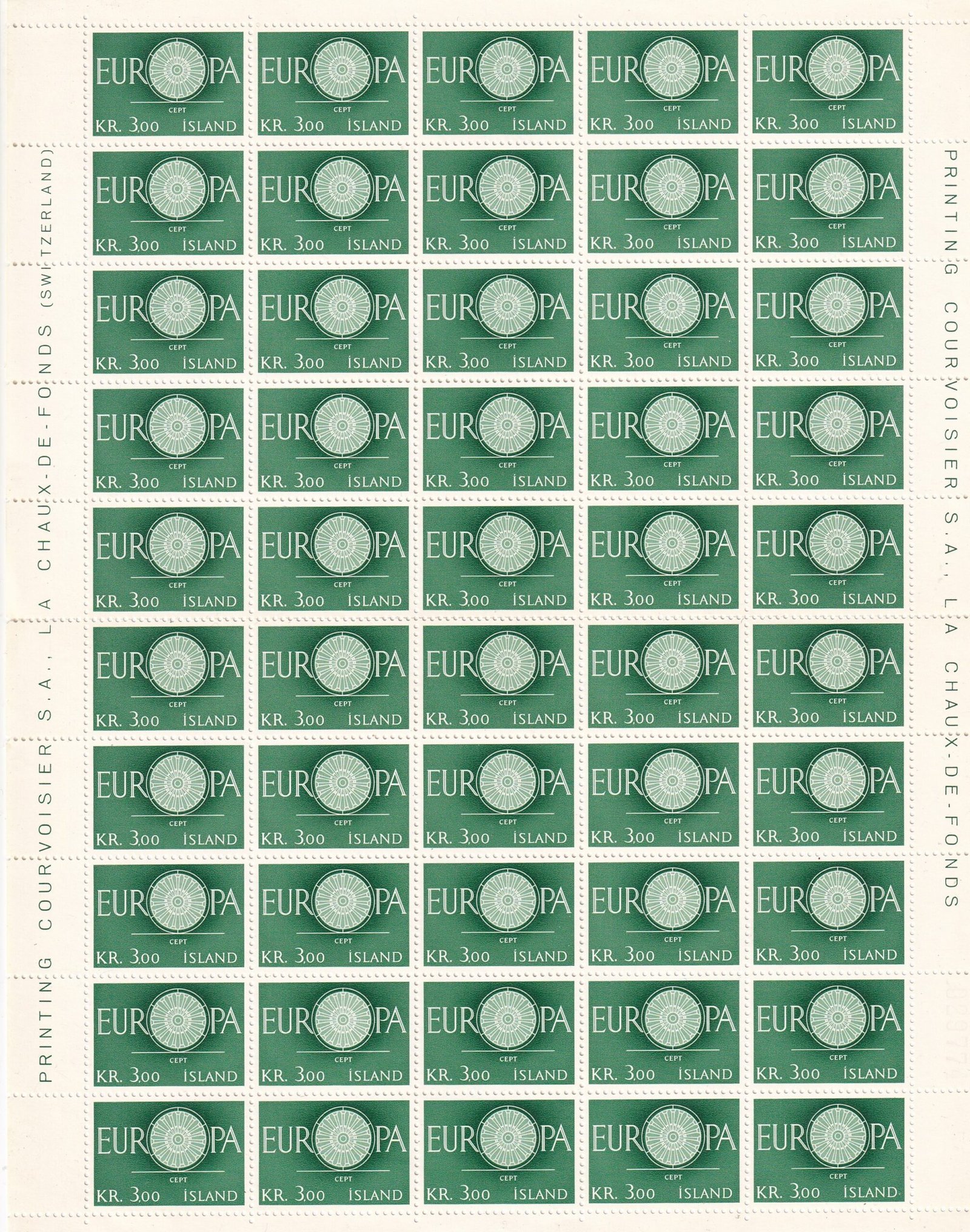 1983. Izland CEPT teljes ív