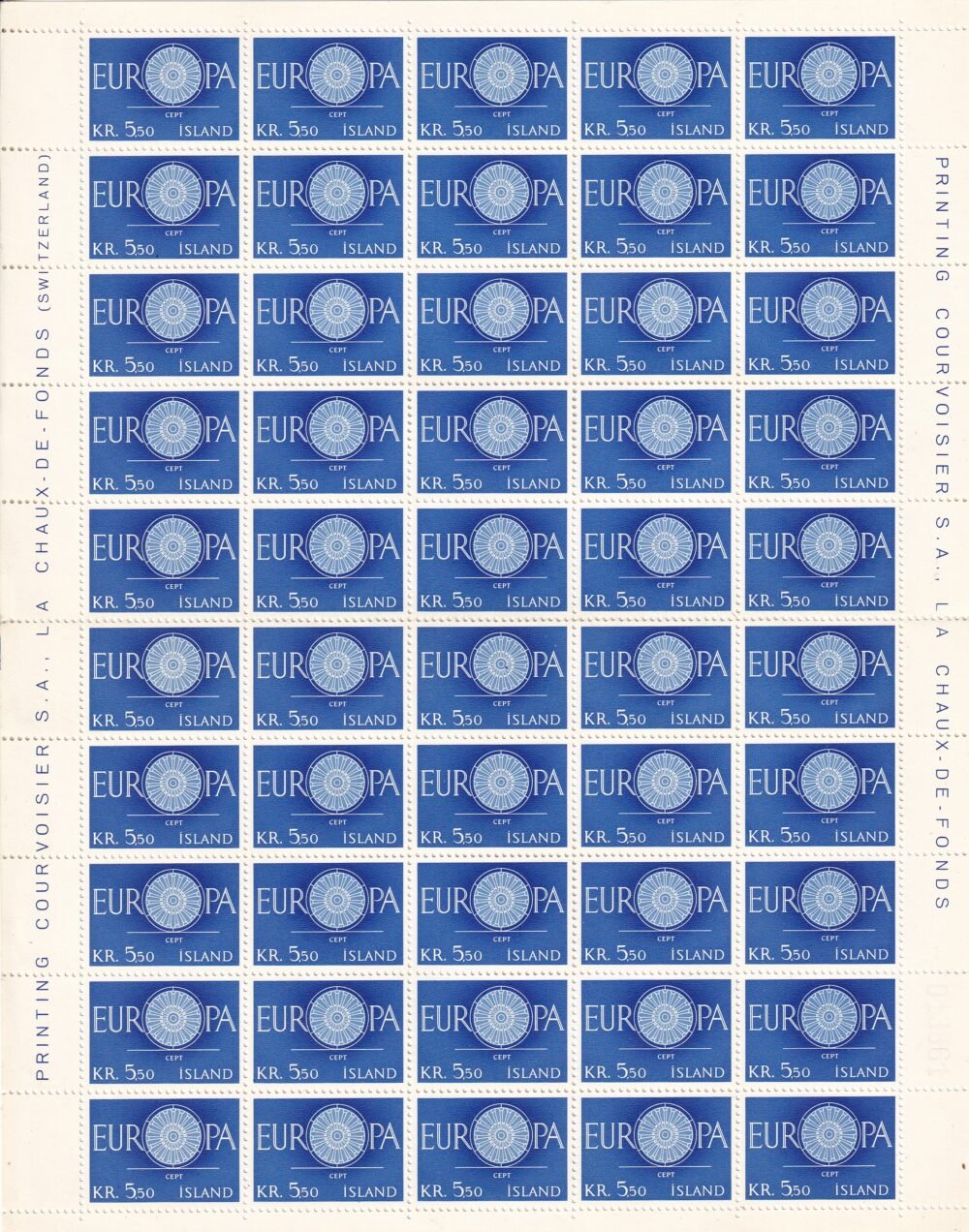 1983. Izland CEPT teljes ív