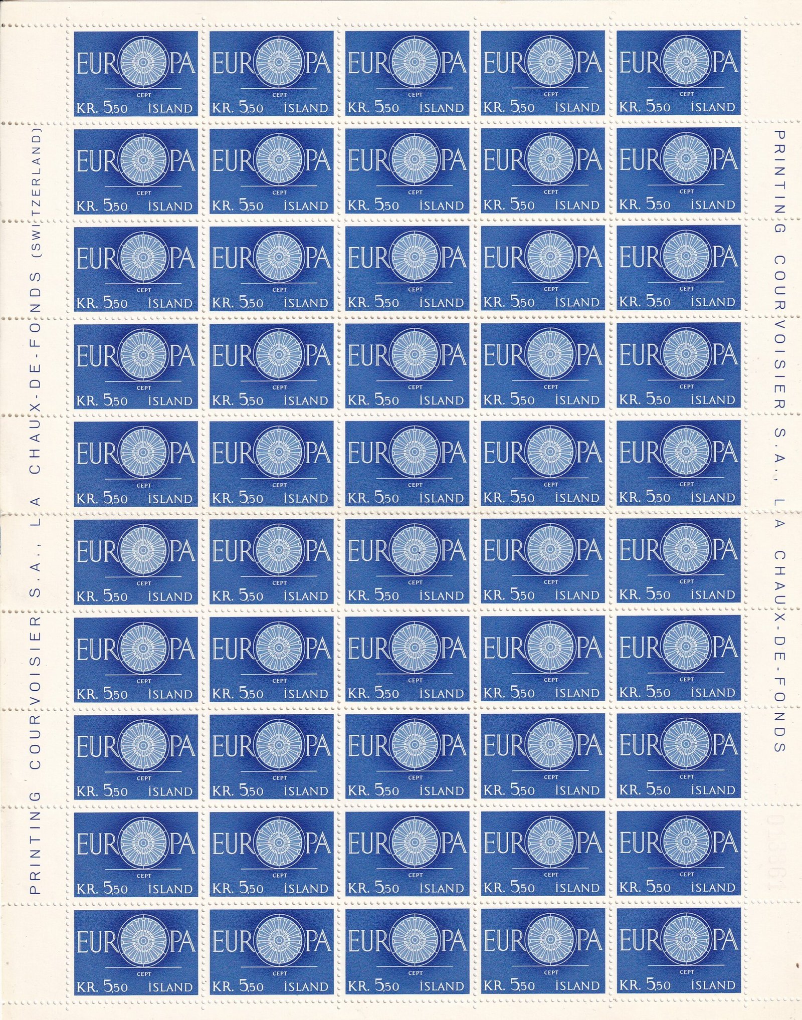 1983. Izland CEPT teljes ív