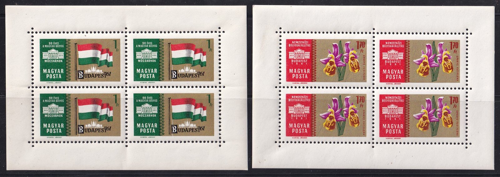 IMG_20251104_0006 1961. Nemzetközi bélyeg kiállítás sor + kisív sor