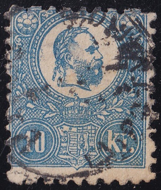 1871. Kőnyomat 10kr frissszínű - hibátlan darab