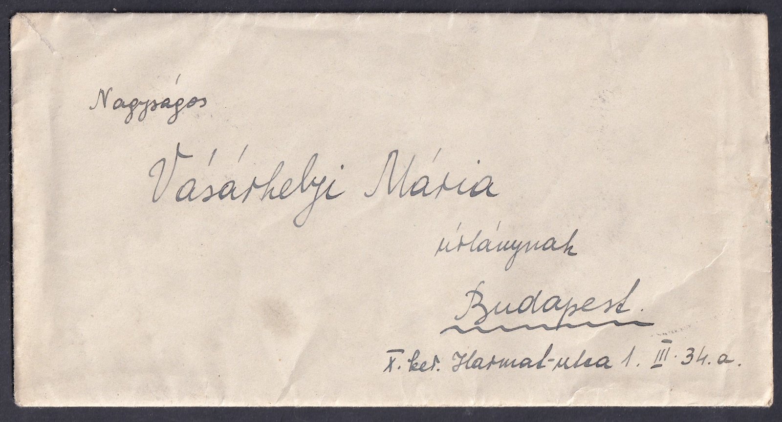 1946. jan. 17. (6. díjsz.) Székesfehérvár, Budapestre feladott levél, teljes tartalommal