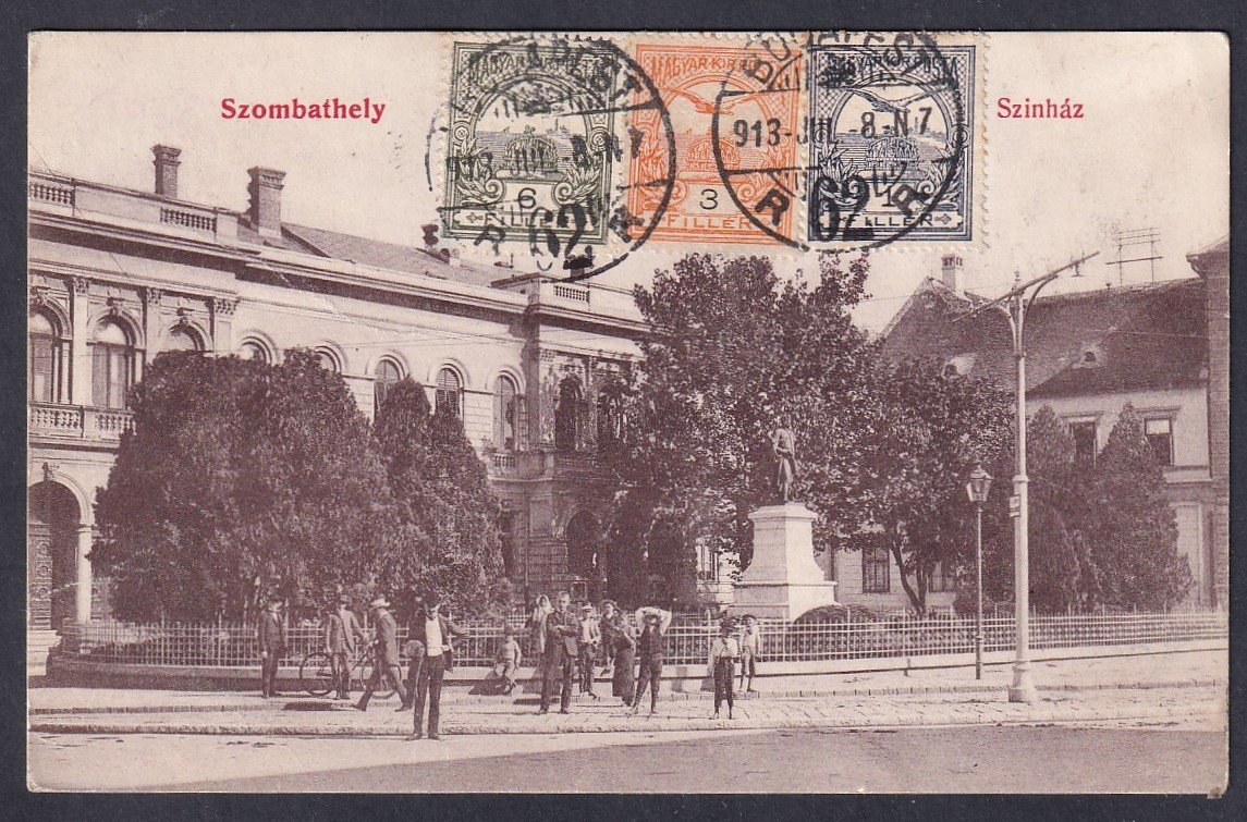 1913. Orange (Vaucluse)- Franciaországba feladott TCV képeslep