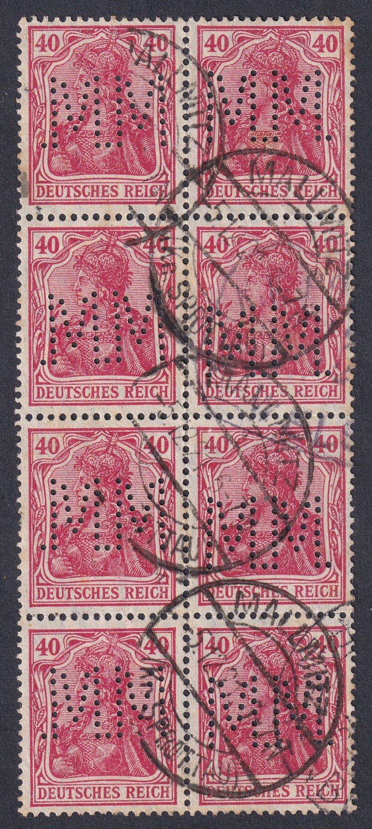 IMG_20251120_0016 *MM* perfin bélyeg - Deutsche Reich