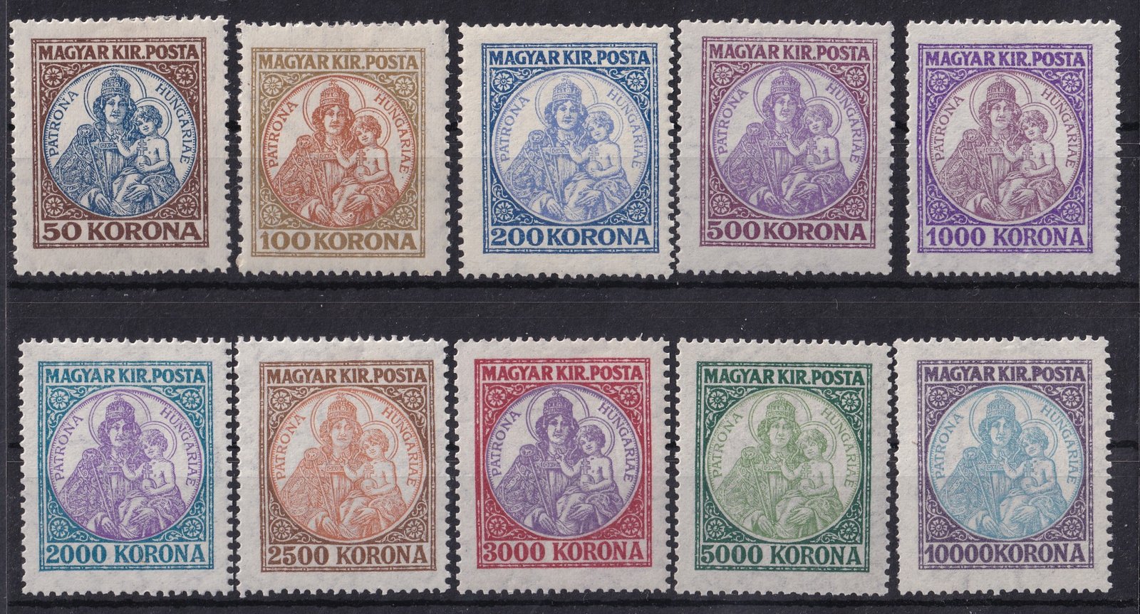 1921/25. Koronás Madonna sor*