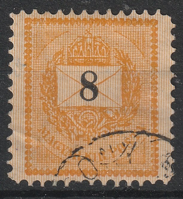 1889. 8kr /B/ szélesre fogazott bélyeg