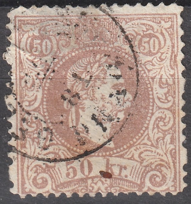 1874/83. Ausztria 50kr /barna/