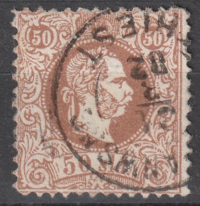 1874/83. Ausztria 50kr /barna/