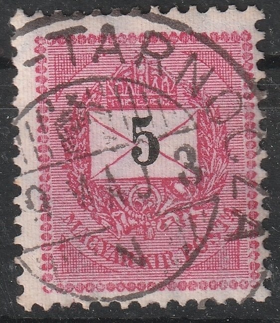 1898. 5kr /E/ - ritka sötét vörös színnel!!