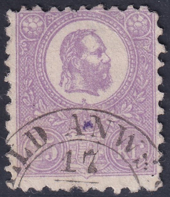 1871. 25kr Kőnyomat - szép szín árnyalattal!